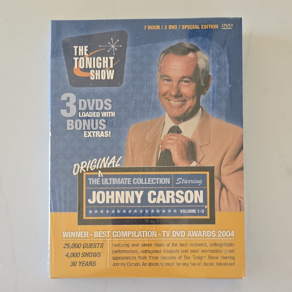 The Tonight Show Starring Johnny Carson DVD Collection - Blue and Yellow